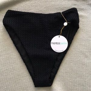 Montce Paula Crochet High Waist Bikini Bottom